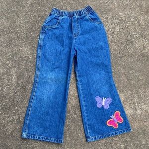Flapdoodles 4T Girls Embellished Jeans